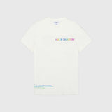 NO FAKE FRIENDS TEE - AURORA REFLECTIVE CREAM