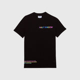 NO FAKE FRIENDS TEE - AURORA REFLECTIVE BLACK