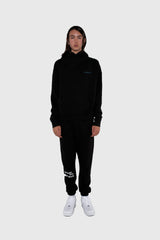 NO FAKE FRIENDS HOODIE, HALF SHADOW HOODIE, HOODIE, BLACK HOODIE, OVERSIZED HOODIE, BLACK LOGO HOODIE, BLACK PULLOVER, HALF SHADOW HOMIES, NO FAKE FRIENDS, 3M HOODIE, REFLECTIVE HOODIE
