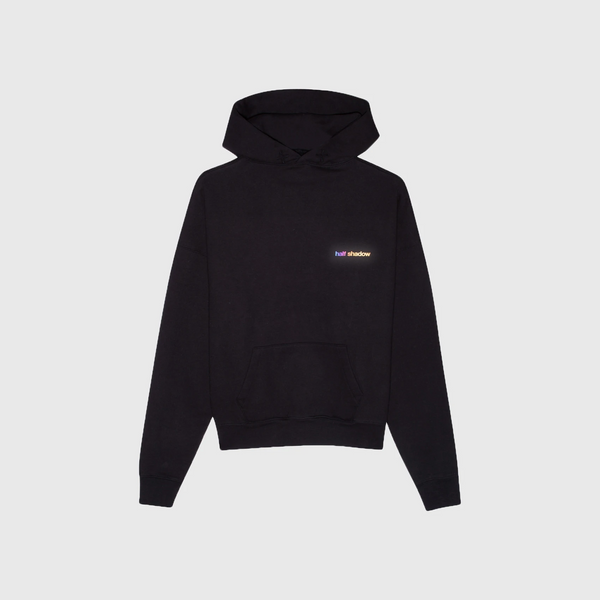 NO FAKE FRIENDS HOODIE - AURORA REFLECTIVE BLACK