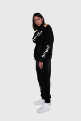 NO FAKE FRIENDS HOODIE, HALF SHADOW HOODIE, HOODIE, BLACK HOODIE, OVERSIZED HOODIE, BLACK LOGO HOODIE, BLACK PULLOVER, IKYSW, I KNOW YOU SO WELL HOODIE, IKYSW, I KNOW YOU SO WELL, HALF SHADOW HOMIES