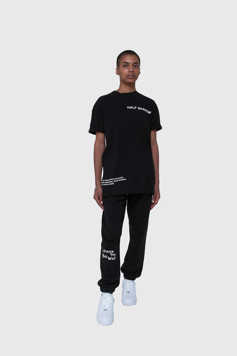 NO FAKE FRIENDS TEE, HALF SHADOW TEE, HOODIE, BLACK TEE, TEE, TSHIRT, BLACK LOGO TSHIRT, BLACK TSHIRT, HALF SHADOW HOMIES, NO FAKE FRIENDS